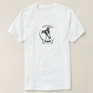 White Black Greyhound Its All About Me T-Shirt