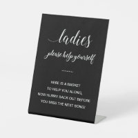 White Black Ladies Bathroom Basket Items Wedding