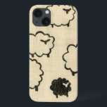 White & Black Sheep on Cream Background iPhone 13 Case<br><div class="desc">Is your child having trouble sleeping? Have them count the white and black sheep in this print by Chariklia Zarris. A wonderful piece that is elegant in its simplicity. Order your print today!</div>