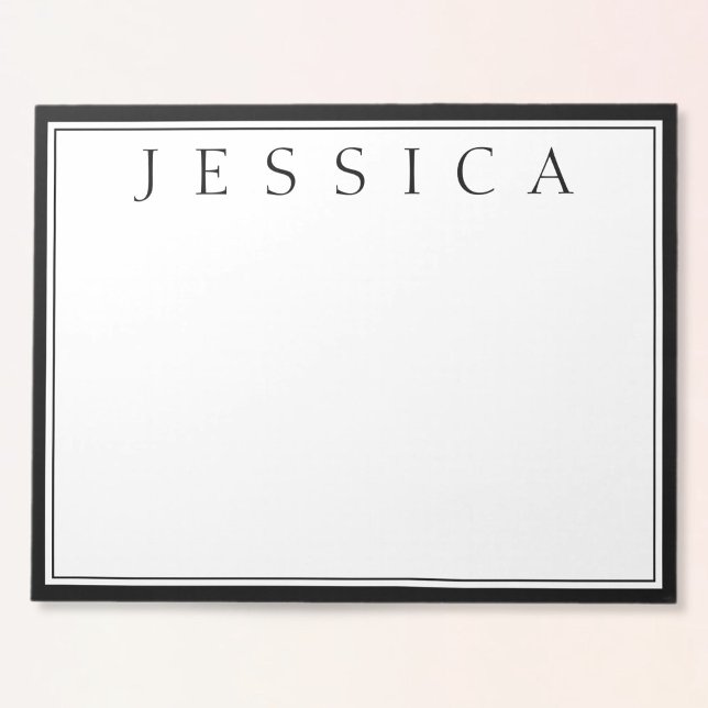 White & Black | Your Name Notepad (Creator Uploaded)