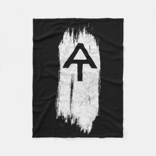 White Blaze Appalachian Trail At Hiking Graphic Fleece Blanket