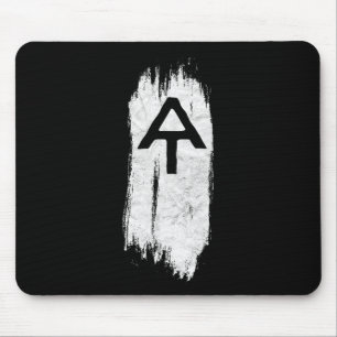 White Blaze Appalachian Trail At Minimalist Hiking Mouse Mat