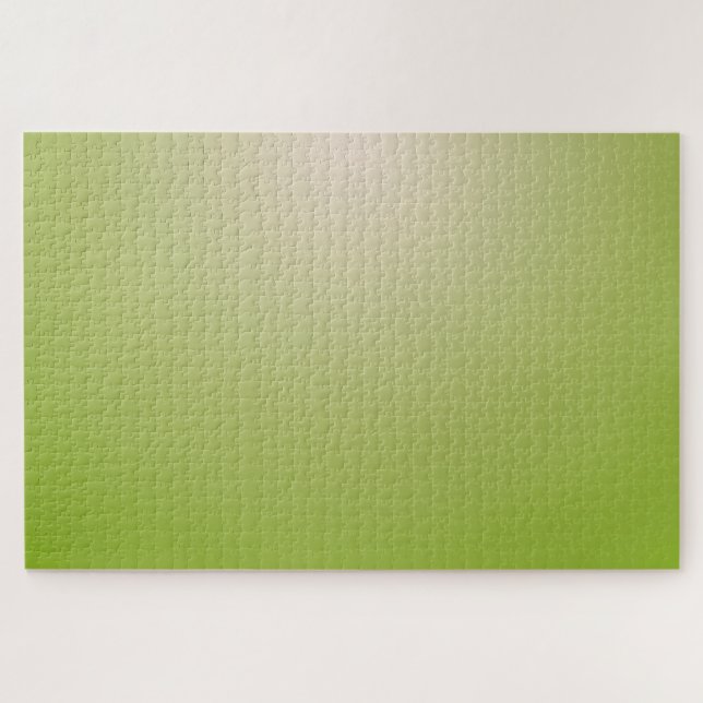 White Blind Light - Sun to Green Gradient of Hope Jigsaw Puzzle (Horizontal)