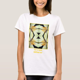 White Bloodroot Flower Frame Create Your Own Photo T-Shirt