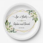 White Blooming Floral Handwriting Love and Thanks