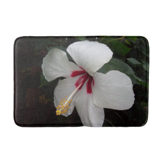 White Blossom bath mat