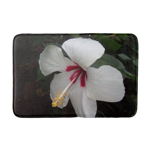 White Blossom bath mat (Front)