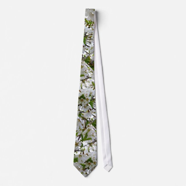 White Blossom Tie (Front)