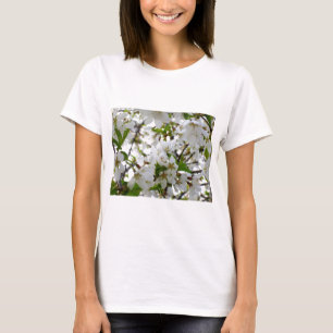 White Blossoms flowering cherry tree T-Shirt