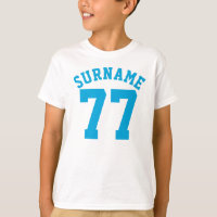 White & Blue Kids | Sports Jersey Design