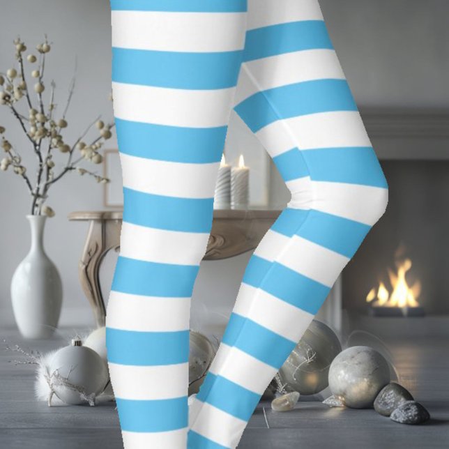 White & Blue Leggings (Creator Uploaded)