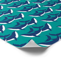 White Blue Whales Sea Animal Green Ocean Marine