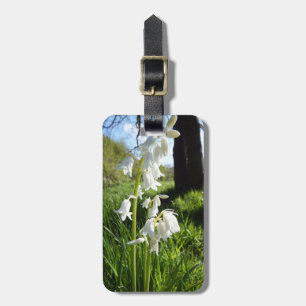 White Bluebells Luggage Tag