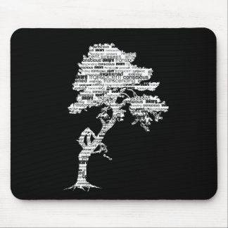 White Bodhi Tree Mousepad
