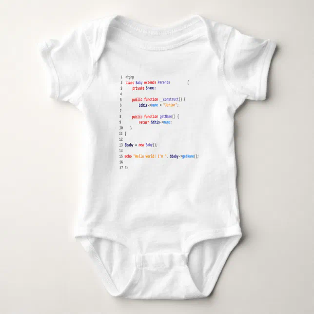 Geek Hello World Baby Grow Clown World Funny Emoji Slogan Baby