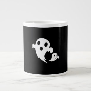 White Boo  Large Coffee Mug