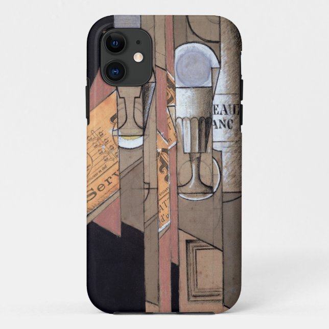 White Bordeaux, 1913 (gouache & pencil on paper) Case-Mate iPhone Case (Back)