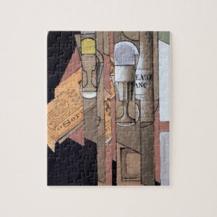 White Bordeaux, 1913 (gouache & pencil on paper) Jigsaw Puzzle