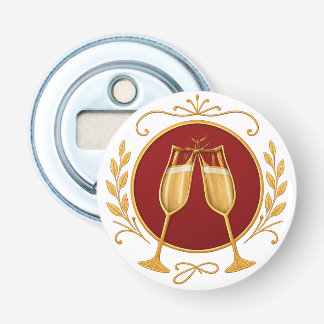 White Bottle Opener - Happy New Year