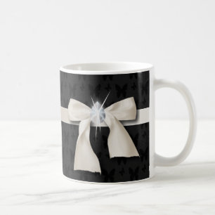 white bow diamond chandelier sweet sixteen coffee mug