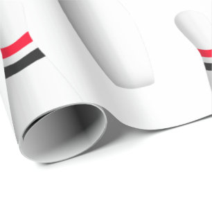 white bowling pins on white wrapping paper