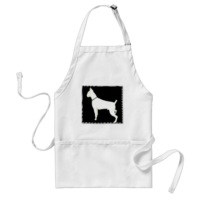 White boxer apron (Front)