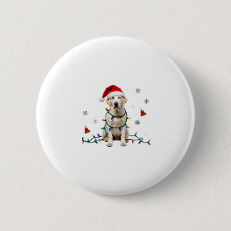 White Boxer Dog Ugly Christmas Sweater Funny Xmas  6 Cm Round Badge