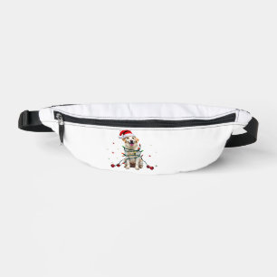 White Boxer Dog Ugly Christmas Sweater Funny Xmas Bum Bags