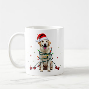 White Boxer Dog Ugly Christmas Sweater Funny Xmas Coffee Mug