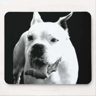 White boxer mousepad