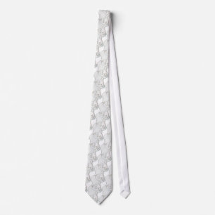 White Boxer Tie