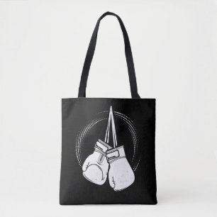 White Boxing Gloves Boxer Tote Bag