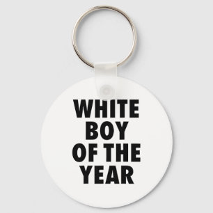 White Boy Of The Year For Men Boys Kids Funny  Key Ring