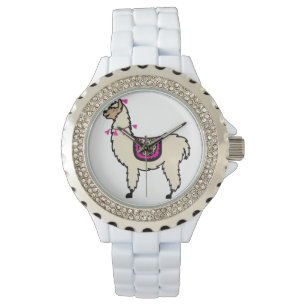 White Bracelet Llama watch