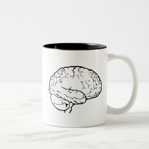 White Brain Mug