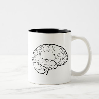 White Brain Mug
