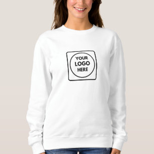 White Branded Staff Apparel Custom sweater