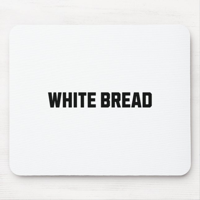 White Bread Funny Costume Halloween  Mouse Mat (Front)