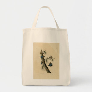 White Breasted Nuthatch Audubon's Birds of America Tote Bag