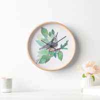 White Breasted Nuthatch Bird Home Décor Wall