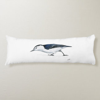 White breasted Nuthatch Body Cushion