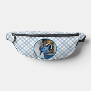 White-Breasted Nuthatch Flying Original Photo Bum Bags