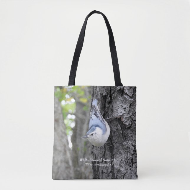 White-Breasted Nuthatch Tote  (Front)
