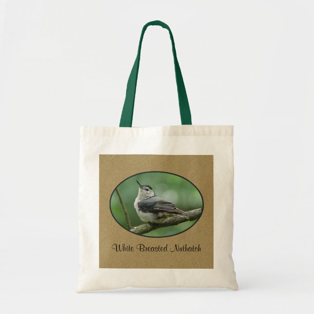 White Breasted Nuthatch Tote Bag 2 (Front)