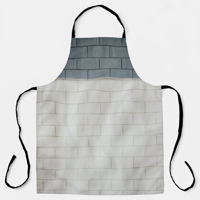 White brick wall apron (Front)