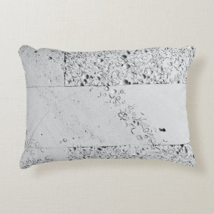 White brick wall decorative cushion