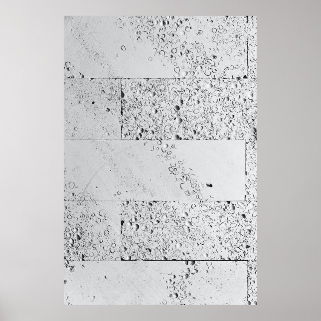 White brick wall poster (Front)