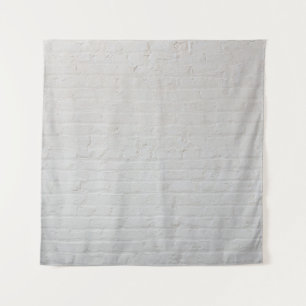 White brick wall tapestry