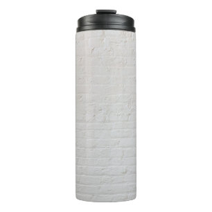 White brick wall thermal tumbler