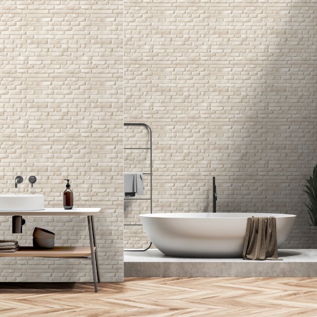 White Bricks 3 Wallpaper (Bathroom)